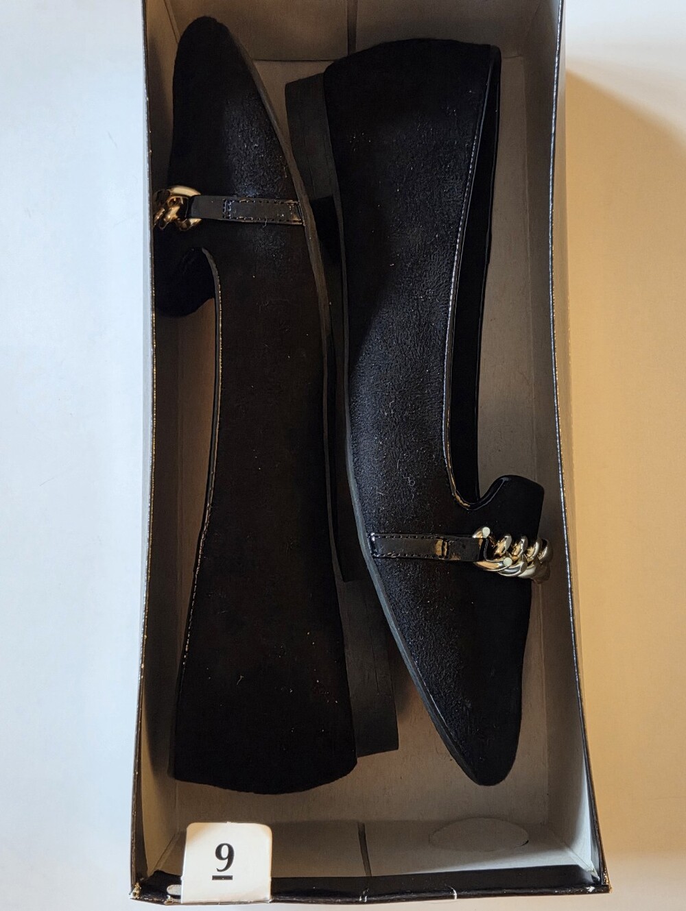 Christian Siriano Black Dena Flats - IN BOX